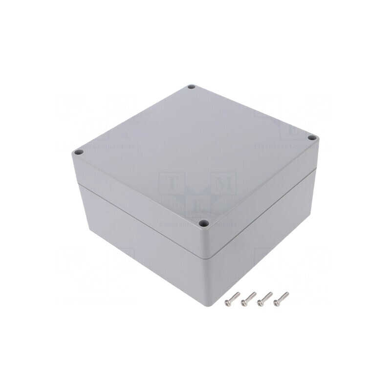Carcasă Universală ABS Gri Închis 160x160x90mm IP67 | Electronic-mag.ro | Componente Electronice