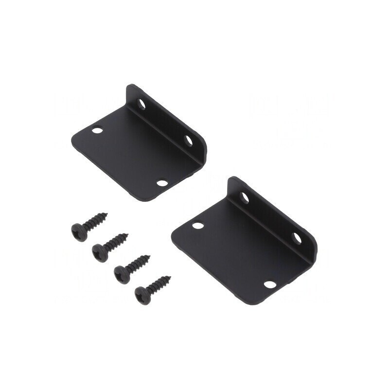Set 2 Mânere Aluminiu Negre 1455DFBK | Electronic-mag.ro | Componente Electronice