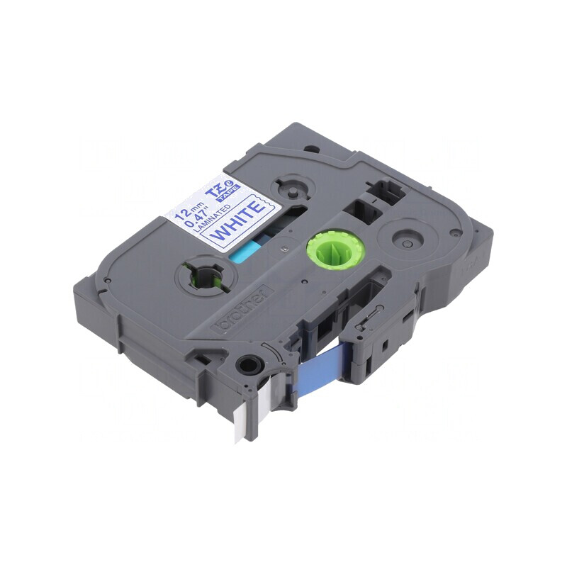 Bandă Etichetare Albă 12mm x 8m, Caracter Albastru | Electronic-mag.ro | Componente Electronice
