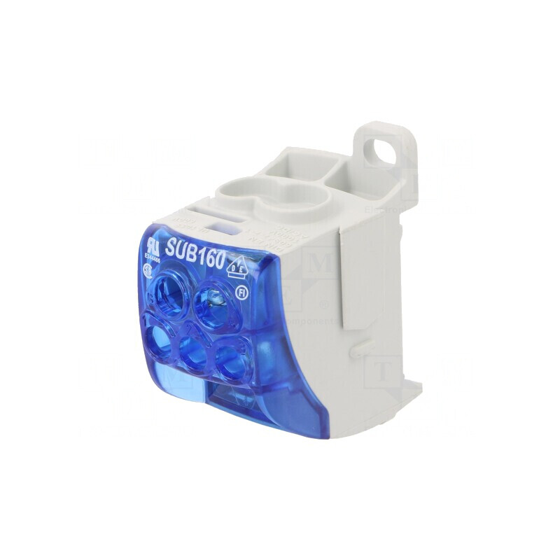 Bloc de Distribuție 10mm2 16mm2 25mm2 Piste 1 | Electronic-mag.ro | Componente Electronice