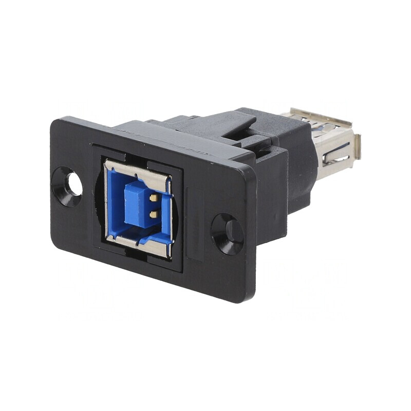 Adaptor USB 3.0 A-B Metal Aurit SLIM | Electronic-mag.ro | Componente Electronice