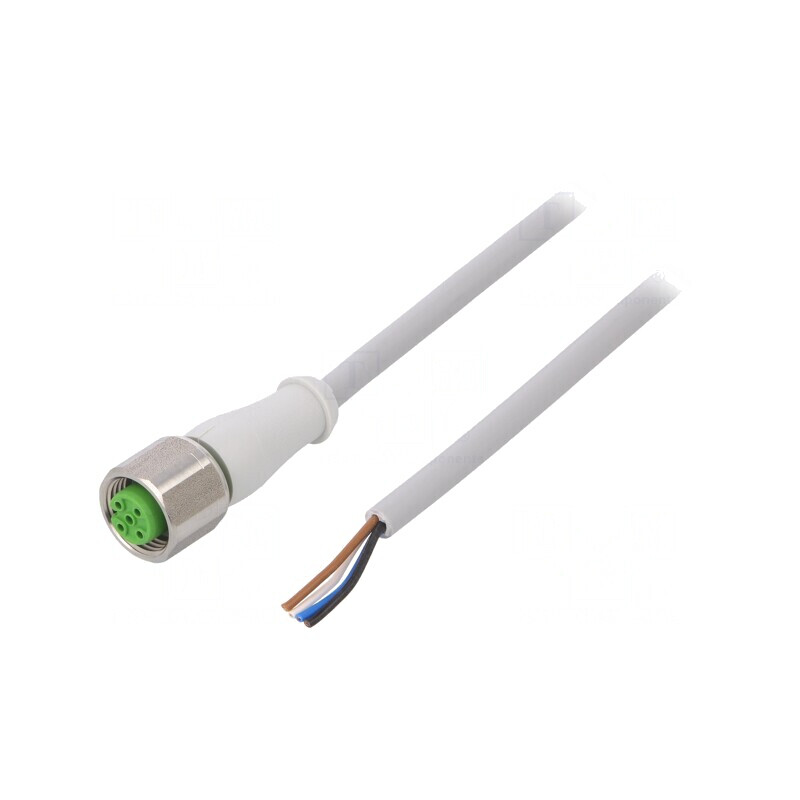 Cablu de Conectare M12 4P 3m 250VAC | Electronic-mag.ro | Componente Electronice