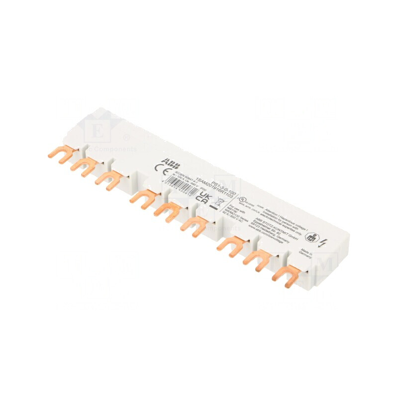 Bară colectoare 16mm2 3 Poli 100A 690VAC 250VDC | Electronic-mag.ro | Componente Electronice