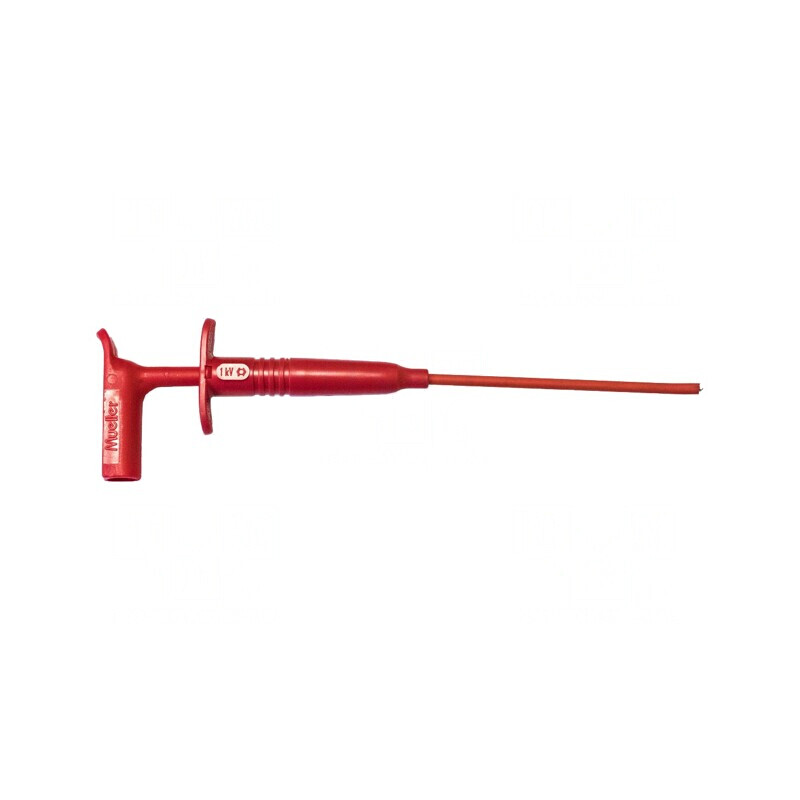 Clips de măsurare cu cârlig roșie 1kV 190mm | Electronic-mag.ro | Componente Electronice