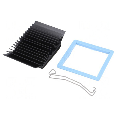 Radiator cu aripioare BGA negru 45mm x 45mm | Electronic-mag.ro | Componente Electronice