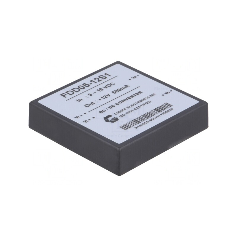 Convertor DC/DC 6W 9-18V la 12V 500mA | Electronic-mag.ro | Componente Electronice