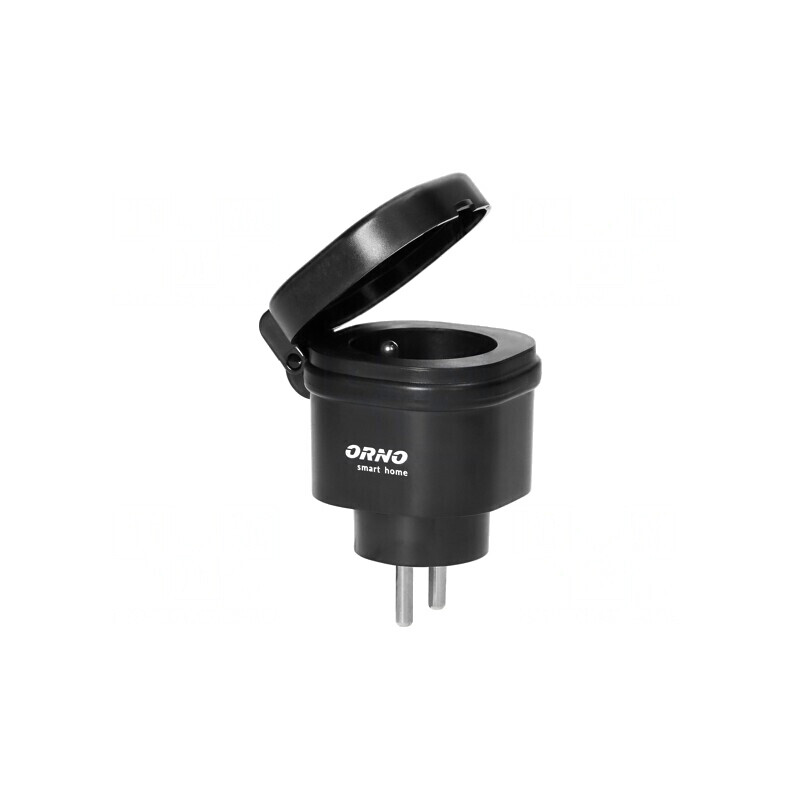 Soclu de rețea 230VAC IP44 13A 30m Negru | Electronic-mag.ro | Componente Electronice