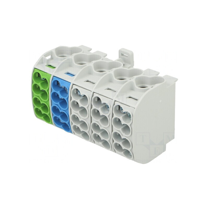 Bloc de distribuție cu 5 piste TS35, 16-25mm2 | Electronic-mag.ro | Componente Electronice Bloc de distribuție cu 5 piste TS35, 16-25mm2 | Electronic-mag.ro | Componente Electronice