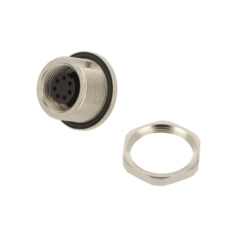 Conector M9 Soclu Mamă Neecranați Aurit 7 PIN 1A | Electronic-mag.ro | Componente Electronice