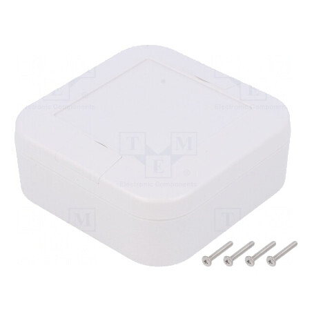 Carcasă universală 100x100x40mm gri deschis | Electronic-mag.ro | Componente Electronice