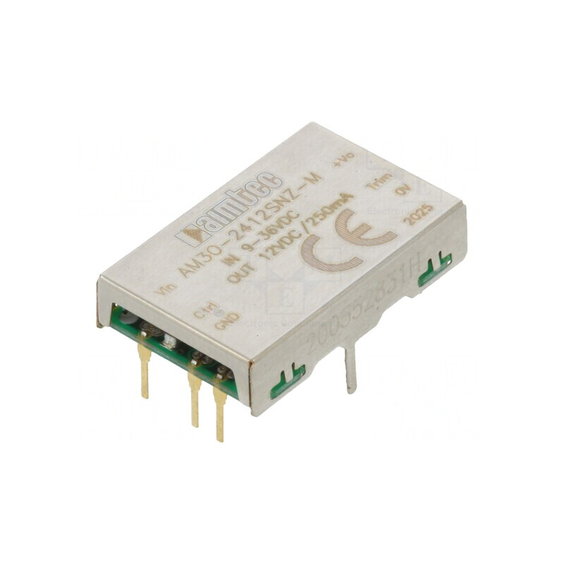 Convertor DC/DC 3W 9-36V la 12V 250mA DIP | Electronic-mag.ro | Componente Electronice