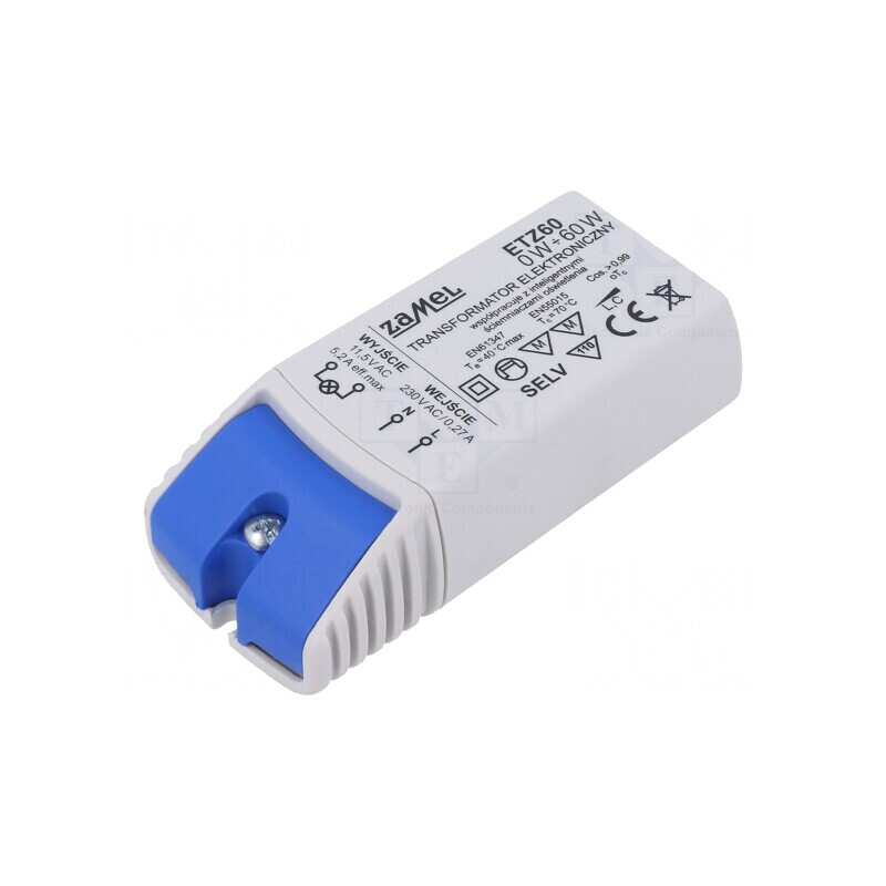 Transformator Electronic 60VA 230V 11.5V IP20 0-40°C | Electronic-mag.ro | Componente Electronice