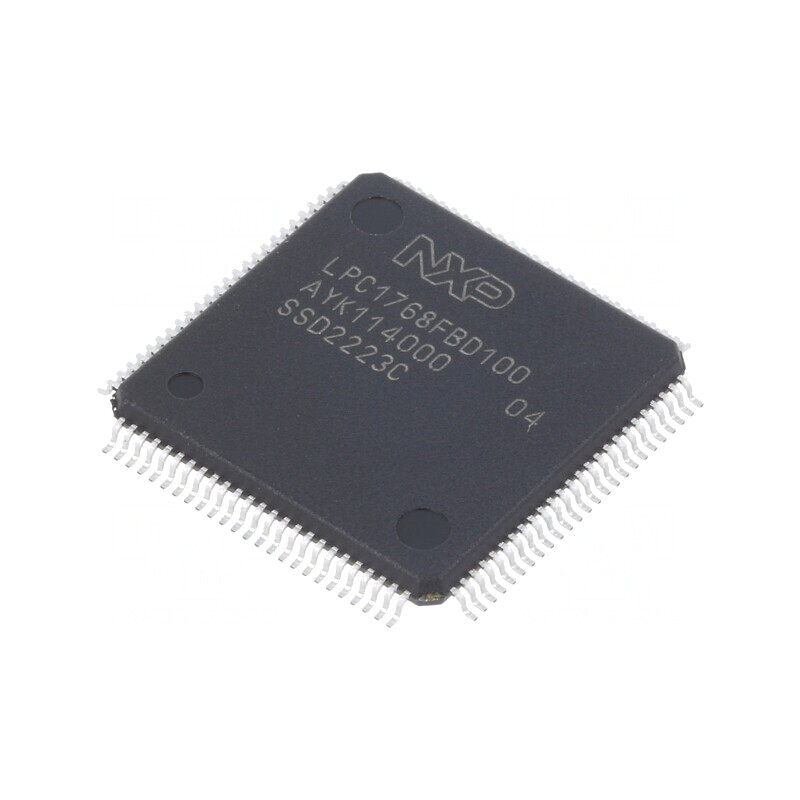 Microcontroler ARM 32kB SRAM 512kB Flash LQFP100 LPC1768FBD100K | Electronic-mag.ro | Componente Electronice