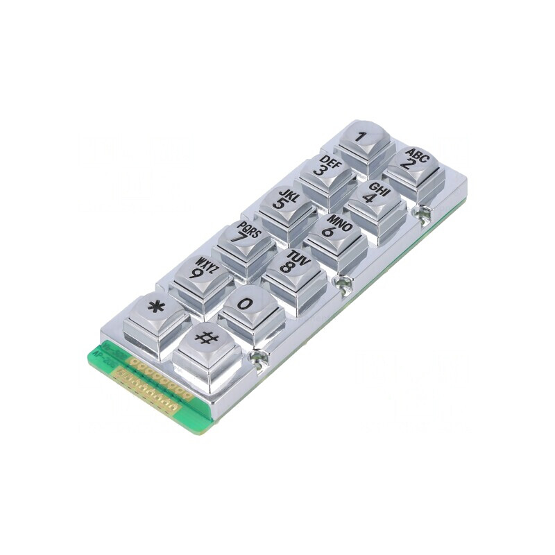 Tastatură Metalică 12 Butoane Rezistentă la Apă | Electronic-mag.ro | Componente Electronice