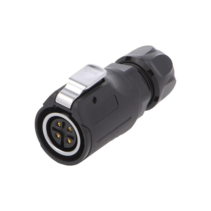 Mufă Conector Circular 4 Pin Lipire Mamă 10A Gold Flash | Electronic-mag.ro | Componente Electronice Mufă Conector Circular 4 Pin Lipire Mamă 10A Gold Flash | Electronic-mag.ro | Componente Electronice