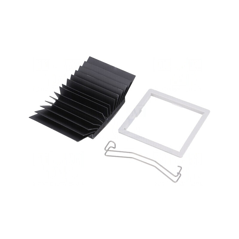 Radiator extrudat cu aripioare BGA negru 42.5mm | Electronic-mag.ro | Componente Electronice
