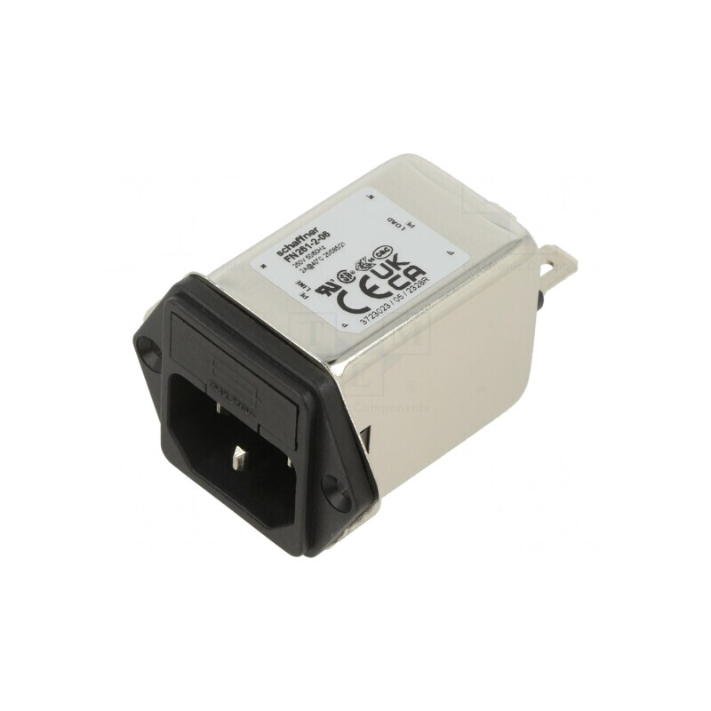 Conector de alimentare AC C14 2A 250VAC -25÷85°C | Electronic-mag.ro | Componente Electronice