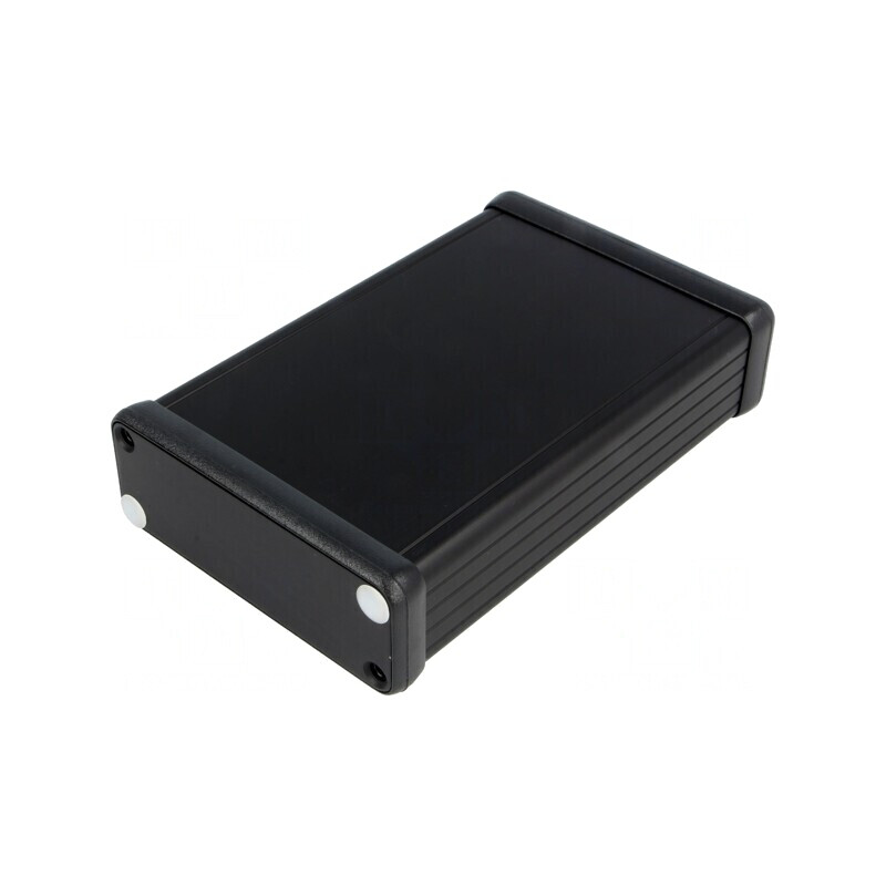 Carcasă Aluminiu Neagră 78x120x27mm | Electronic-mag.ro | Componente Electronice