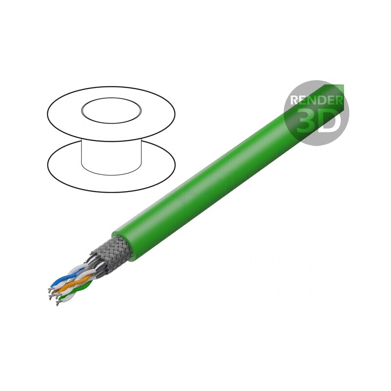 Cablu Date HELUKAT 500S SF/FTP 4x2x24AWG | Electronic-mag.ro | Componente Electronice