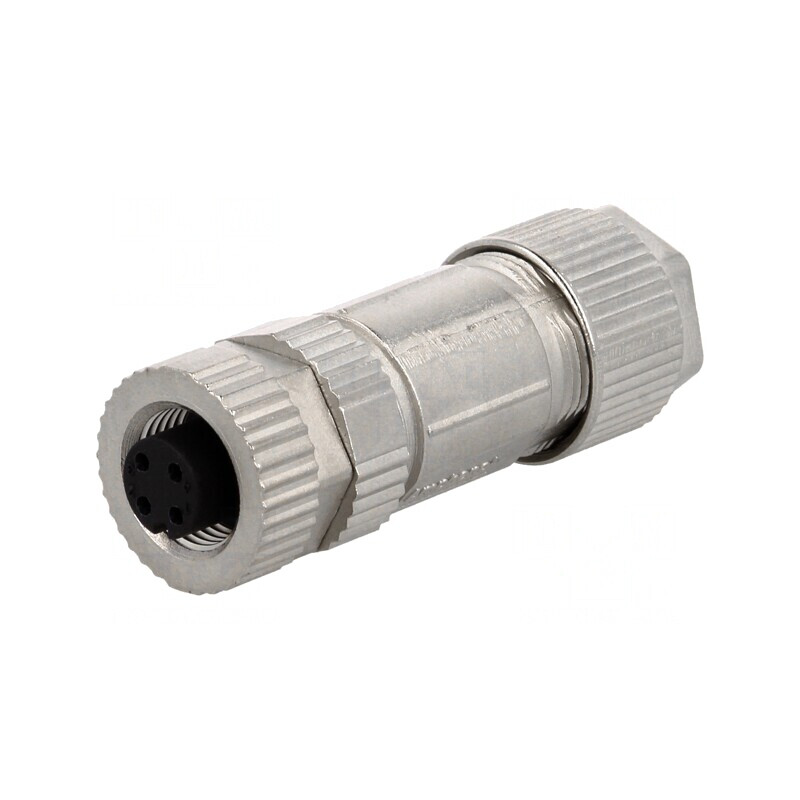 Mufă M12 4 PIN mamă IP67 CANopen | Electronic-mag.ro | Componente Electronice