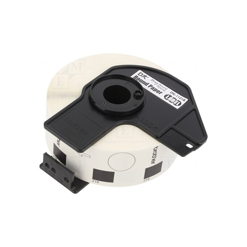 Etichetă Autoadezivă Albă 24mm Neagră DK-11218 | Electronic-mag.ro | Componente Electronice