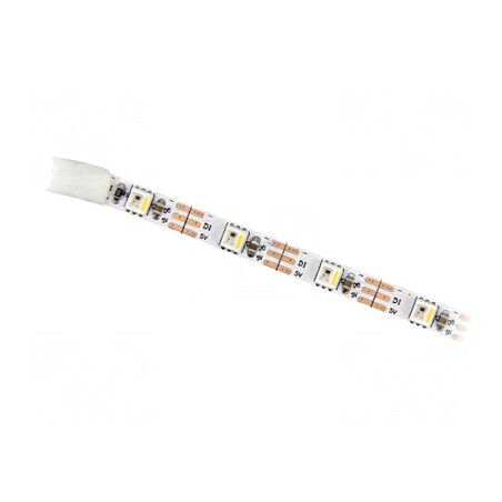 Bandă LED RGBW Programabilă 5V 60 LED/m PCB Alb 5mm | Electronic-mag.ro | Componente Electronice