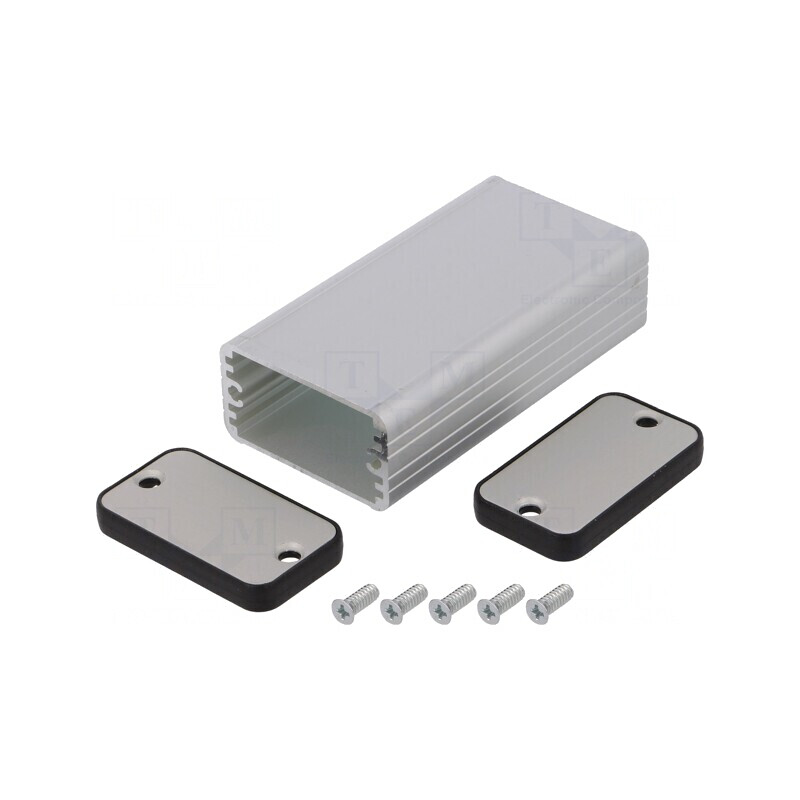 Carcasă aluminiu gri 45x25x80mm | Electronic-mag.ro | Componente Electronice Carcasă aluminiu gri 45x25x80mm | Electronic-mag.ro | Componente Electronice