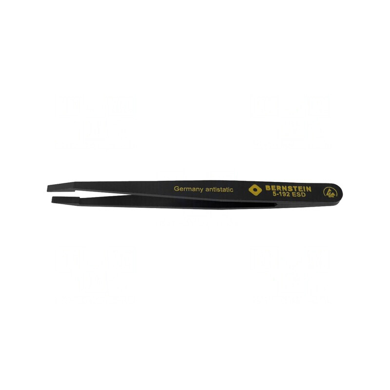 Pensetă ESD Vârf Plat 120mm | Electronic-mag.ro | Componente Electronice
