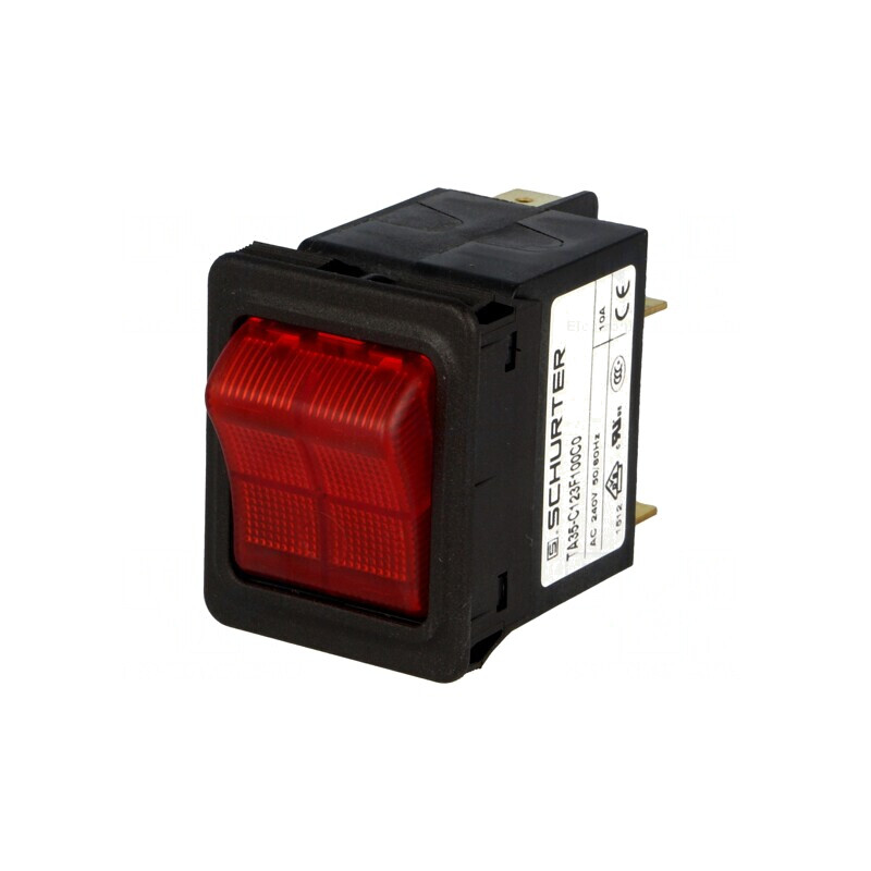 Întrerupător de supracurent 10A DPST 240VAC 60VDC | Electronic-mag.ro | Componente Electronice