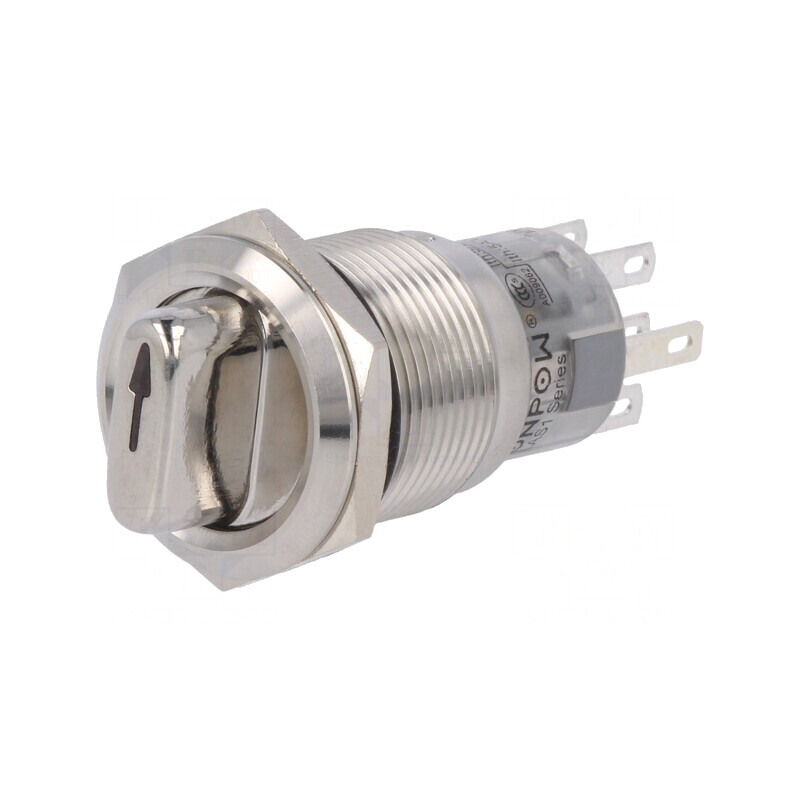Comutator rotativ 3 poziții DP4T 0,5A 220VAC 1A 24VDC | Electronic-mag.ro | Componente Electronice