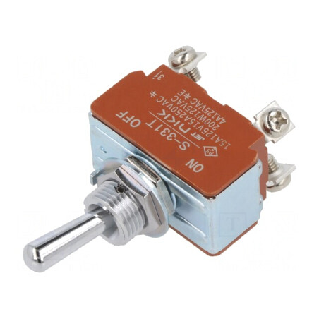 Comutator basculant DPST ON-OFF 15A 250VAC 30VDC | Electronic-mag.ro | Componente Electronice