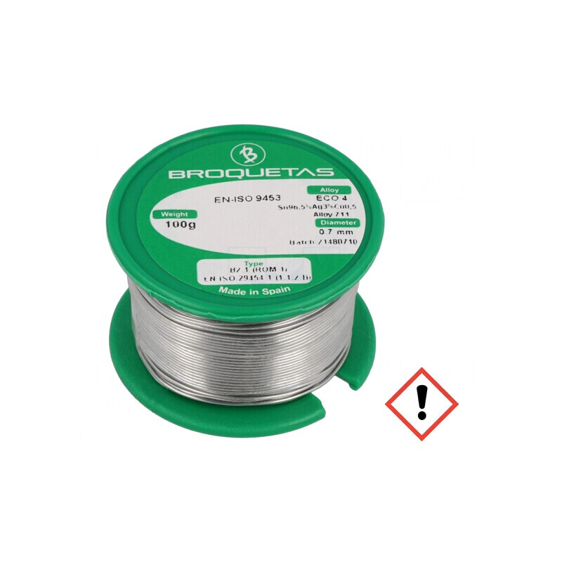 Sârmă de lipit fără plumb 0,7mm 100g | Electronic-mag.ro | Componente Electronice