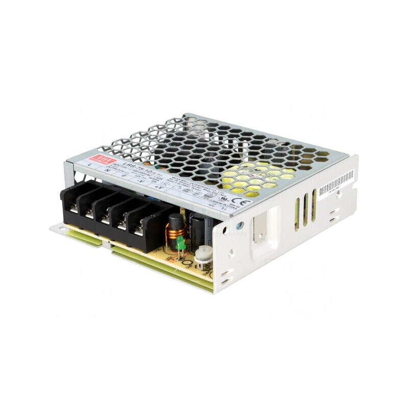 Alimentator Pulsatoriu Încastrabil Modular 72W 12V 6A | Electronic-mag.ro | Componente Electronice