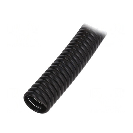 Tub de protecție polipropilenă neagră 37mm x 1m | Electronic-mag.ro | Componente Electronice