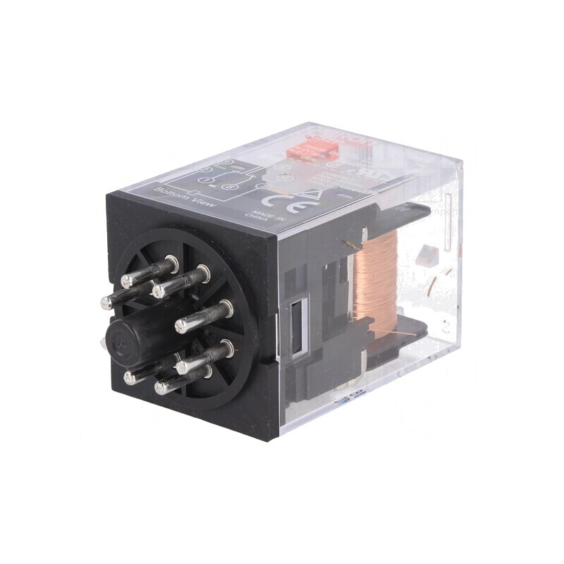 Releu Electromagnetic DPDT 110VAC 10A | Electronic-mag.ro | Componente Electronice