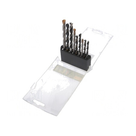 Set Burghie Oțel Beton Lemn Metal 9 Bucăți | Electronic-mag.ro | Componente Electronice
