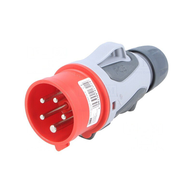 Conector de Alimentare AC Trifazat 16A 400VAC IP44 | Electronic-mag.ro | Componente Electronice