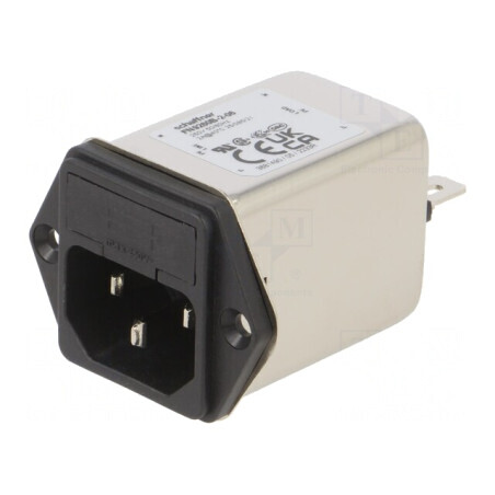 Conector Alimentare AC C14 2A 250VAC | Electronic-mag.ro | Componente Electronice