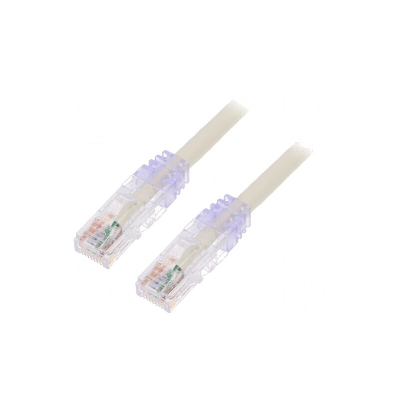 Patch cord alb TX6 PLUS U/UTP 6 LSZH 3m 24AWG | Electronic-mag.ro | Componente Electronice