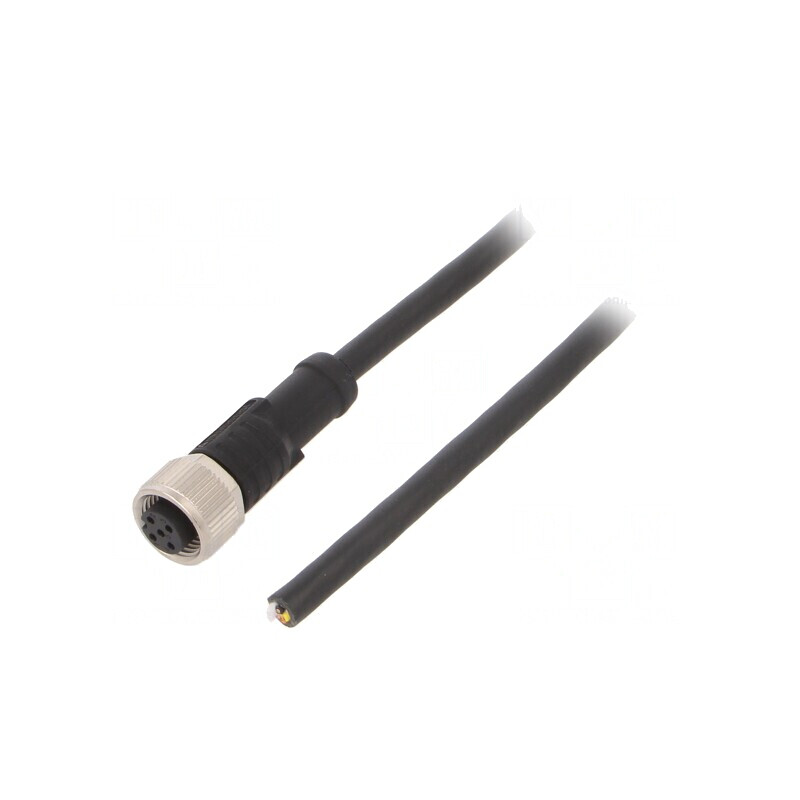 Cablu Conectare M12 5 Pin 2m 60VAC 4A | Electronic-mag.ro | Componente Electronice