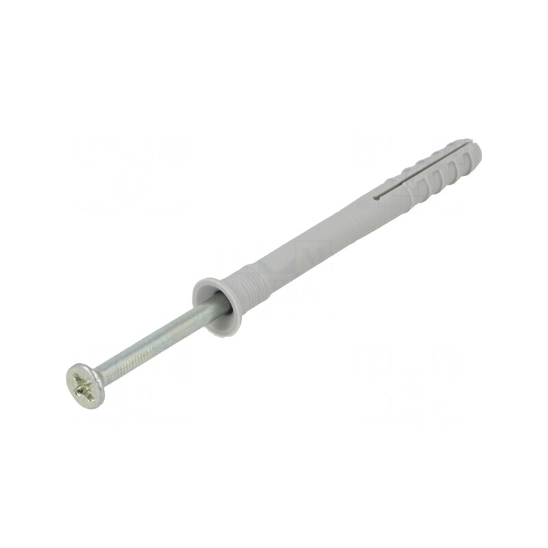 Plastic Anchor with Screw 8x80mm Zinc-Plated Steel 50pcs | Electronic-mag.ro | Componente Electronice Plastic Anchor with Screw 8x80mm Zinc-Plated Steel 50pcs | Electronic-mag.ro | Componente Electronice