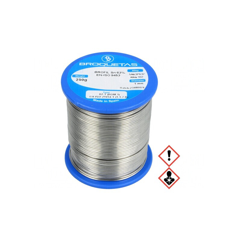 Sârmă de Lipit cu Plumb 1mm 250g 183°C | Electronic-mag.ro | Componente Electronice