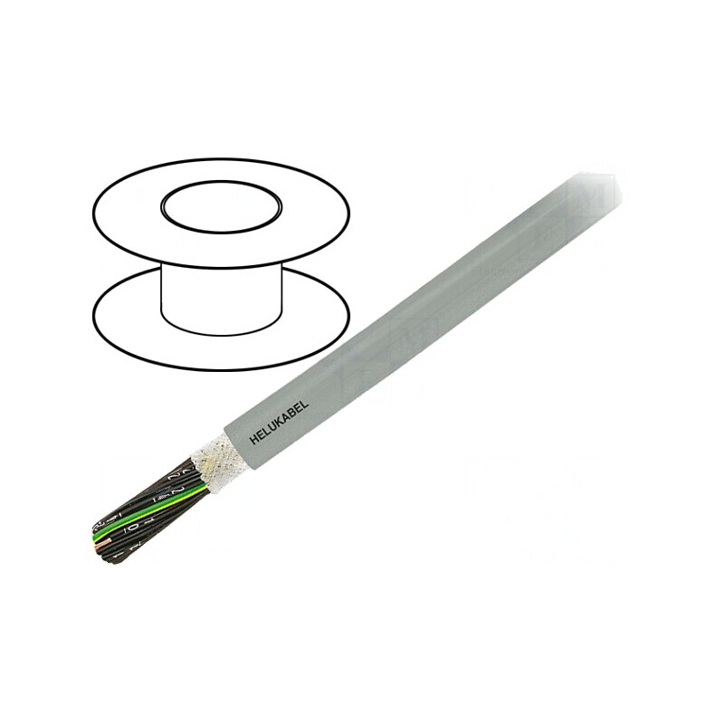 Cablu de Control JZ-HF 7G2,5mm2 PVC Gri  | Electronic-mag.ro | Componente Electronice