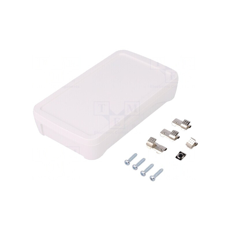 Carcasă Universală ABS IP40 75x130x26mm BoPad Albă | Electronic-mag.ro | Componente Electronice