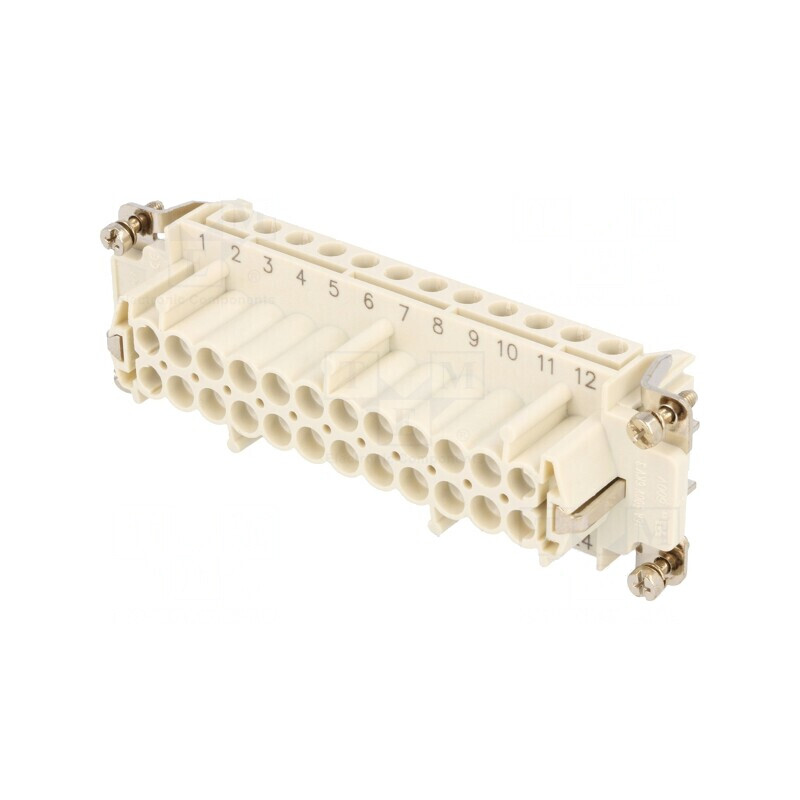 Conector HDC Inserturi Contact Mamă S-E PIN 24 PE 16A | Electronic-mag.ro | Componente Electronice