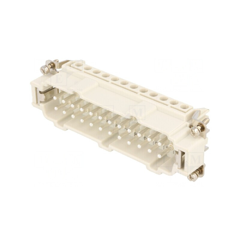 Conector HDC Inserturi Contact Tată S-E PIN 24 24 PE 16A | Electronic-mag.ro | Componente Electronice