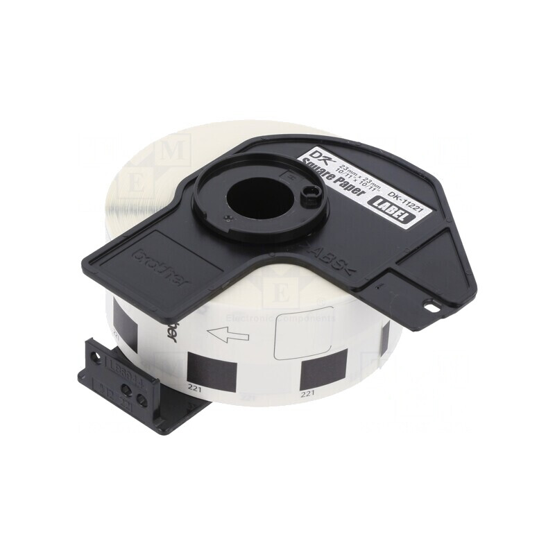 Etichetă Autoadezivă 23mm Albă cu Text Negru DK-11221 | Electronic-mag.ro | Componente Electronice