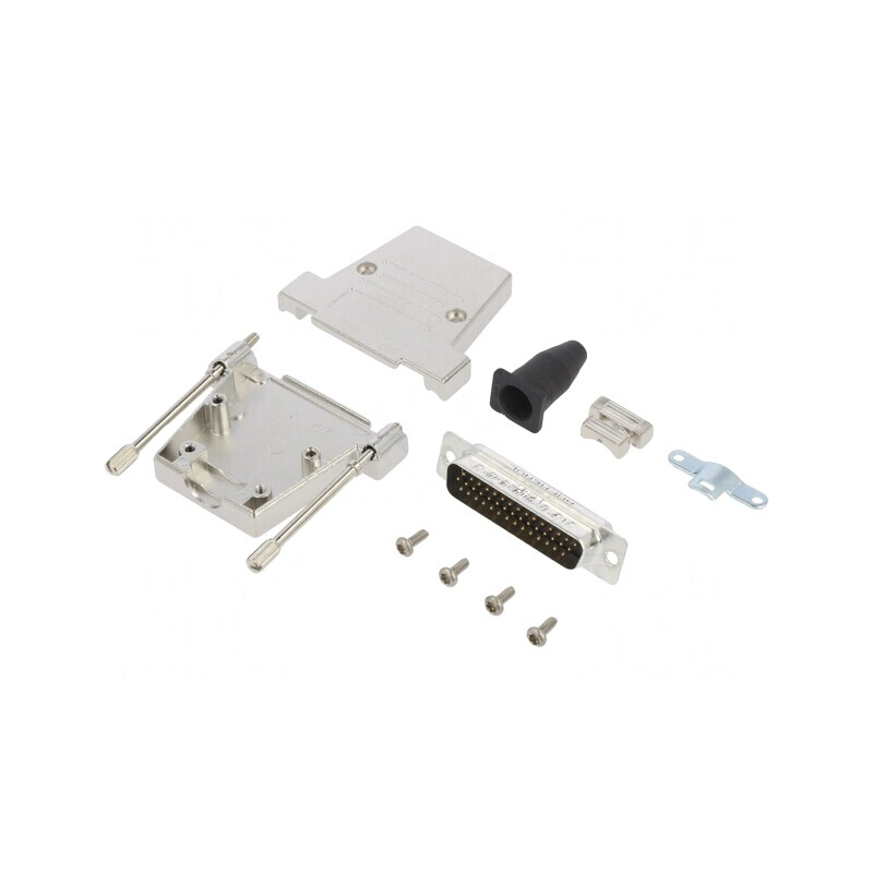Conector D-Sub HD 44 pini tată drept aurit 11,5mm | Electronic-mag.ro | Componente Electronice