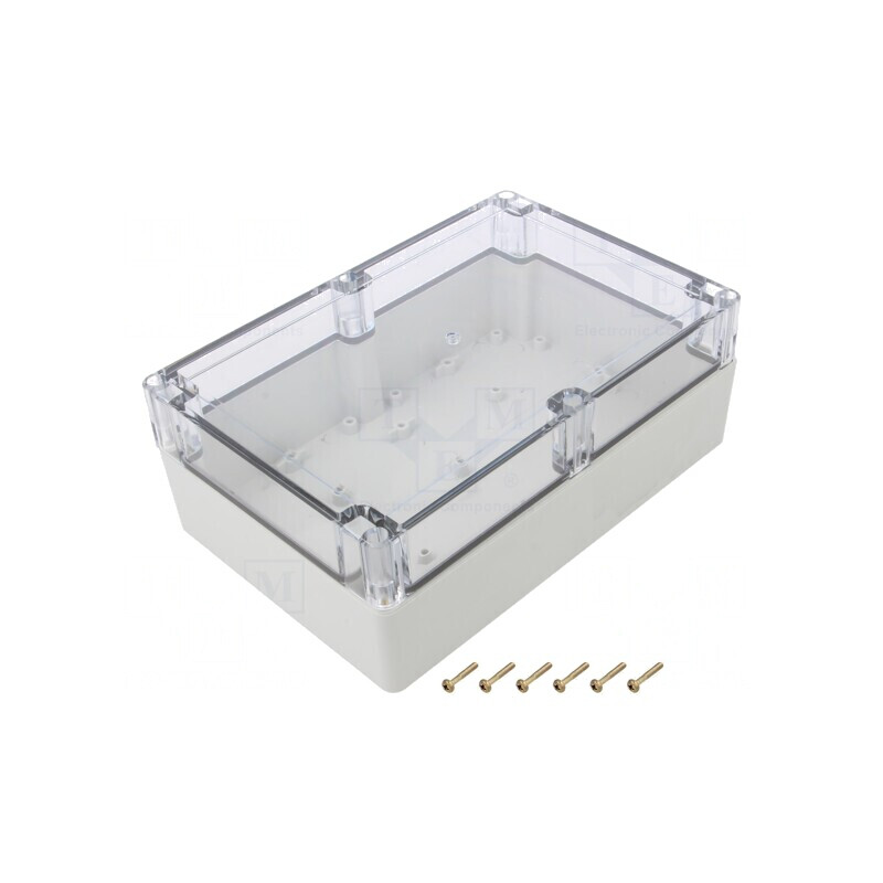 Carcasă Universală 140x210x75mm cu Bucșă din Alamă ABS-PC | Electronic-mag.ro | Componente Electronice