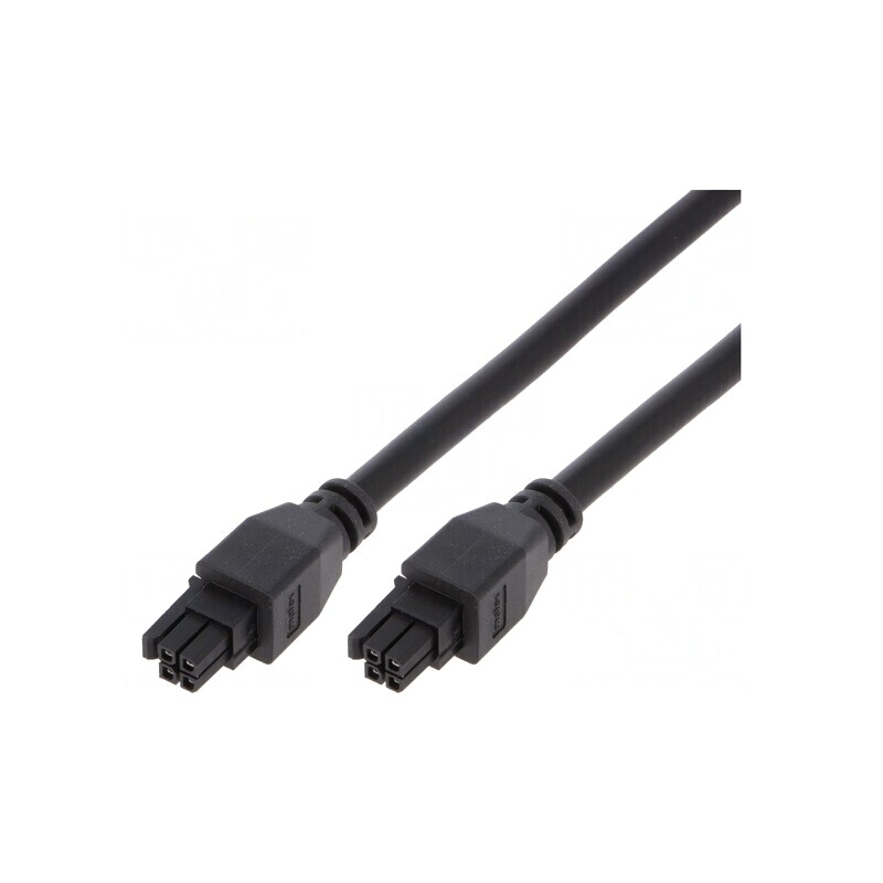 Cablu Micro-Fit 3.0 mamă 4Pini 1m 5A PVC 20AWG | Electronic-mag.ro | Componente Electronice